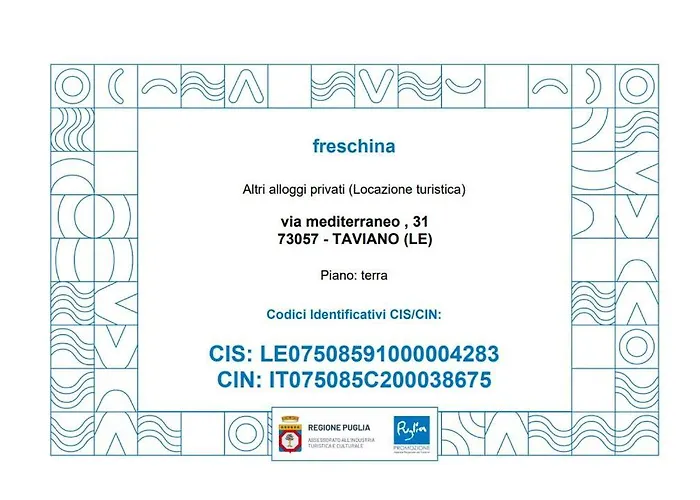 Hébergement de vacances Freschina Marina di Mancaversa